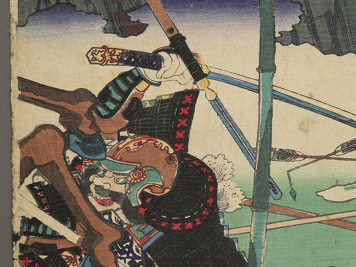 Sato Masakiyo komyo no zi by Toyohara Kunichika / BJ347-025