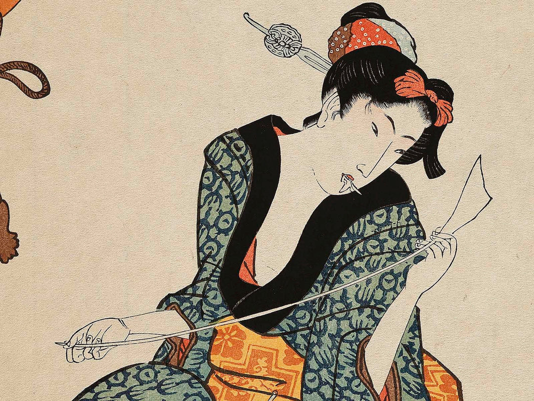Koyori from the series Omou koto kagami no utsushie by Utagawa Kunisada(Toyokuni III), (Large print size) / BJ326-186