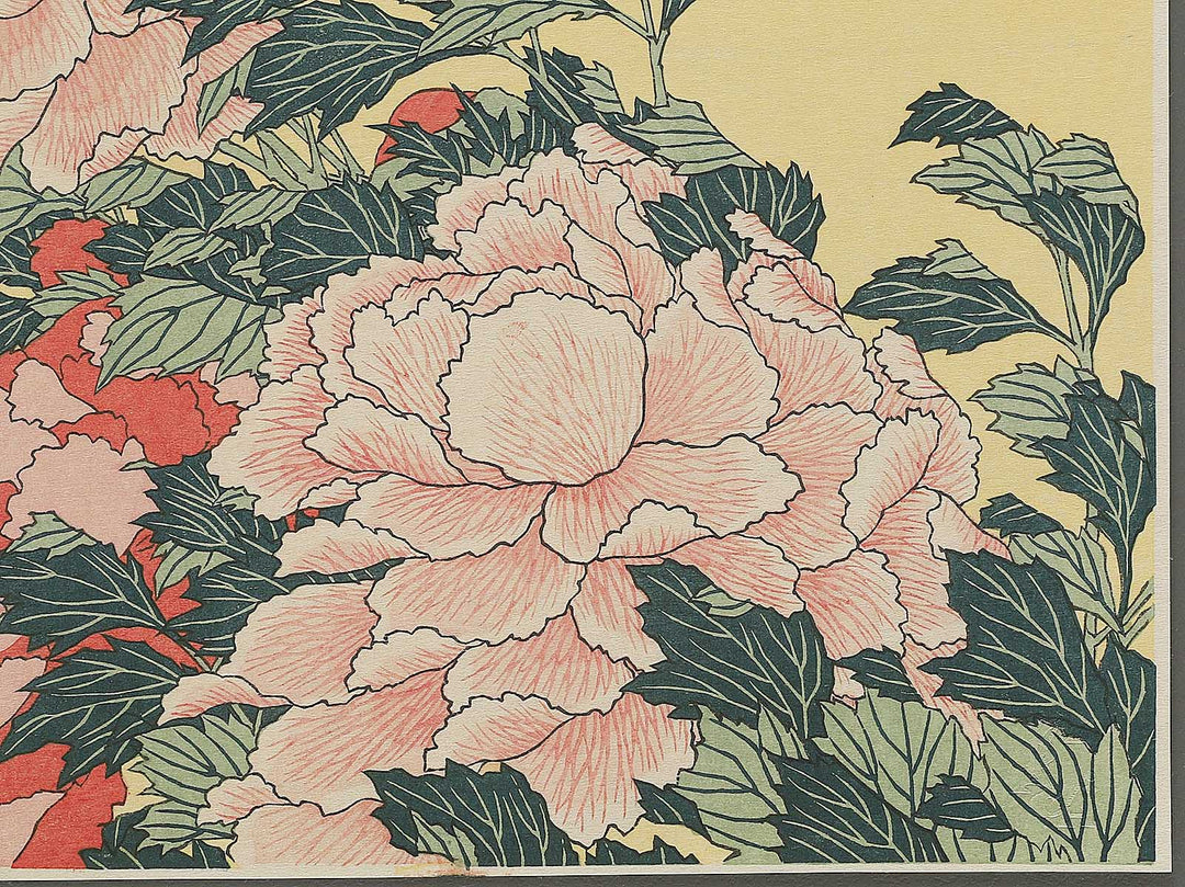 Botan ni cho by Katsushika Hokusai, (Large print size) / BJ343-777