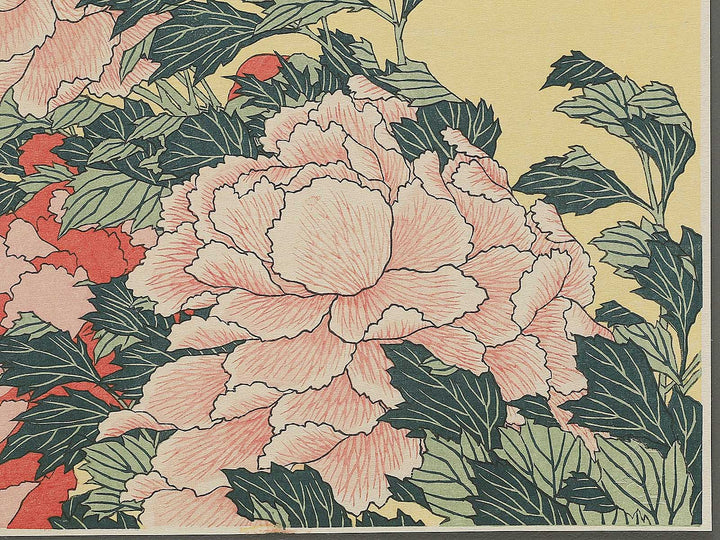 Botan ni cho by Katsushika Hokusai, (Large print size) / BJ343-777