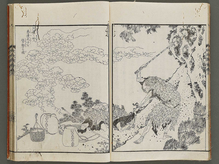 Shaka goichidaiki zue Volume 3 by Katsushika Hokusai / BJ327-852