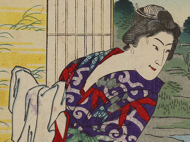 Ushiwakamaru Jorurihime from the series Nihon ryakushizu by Hasegawa Sadanobu / BJ323-911