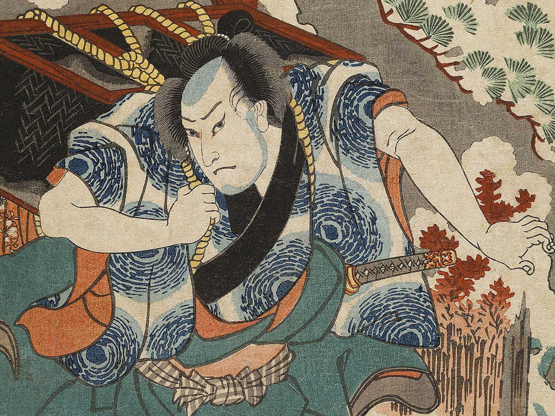 Miotsukushi from the series Genji gumo ukiyoe awase by Utagawa Kuniyoshi / BJ331-709