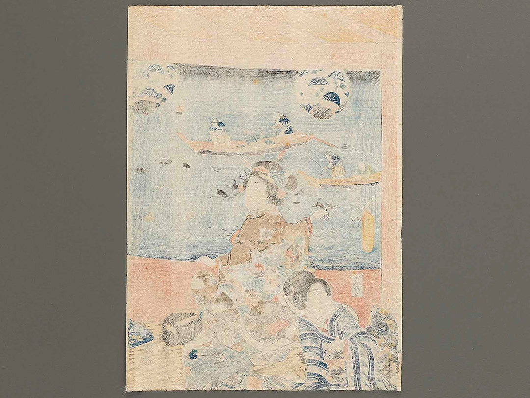 Ukai bune oasobi by Utagawa Kunisada(Toyokuni III) / BJ341-390