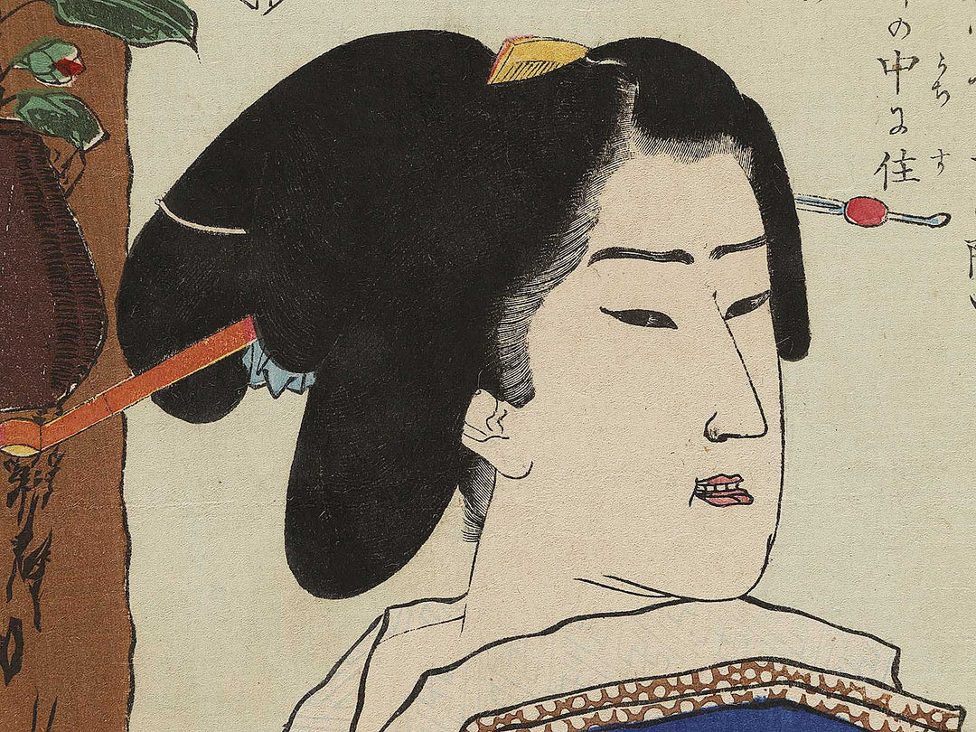 Hayaku morai tai from the series Mitate tai zukushi by Tsukioka Yoshitoshi / BJ337-764