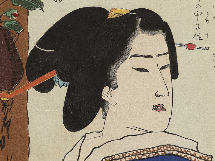 Hayaku morai tai from the series Mitate tai zukushi by Tsukioka Yoshitoshi / BJ337-764