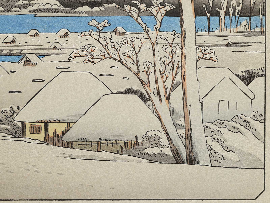 Uchikawa bosetsu from the series Kanazawa hakkei by Utagawa Hiroshige, (Medium print size) / BJ341-796