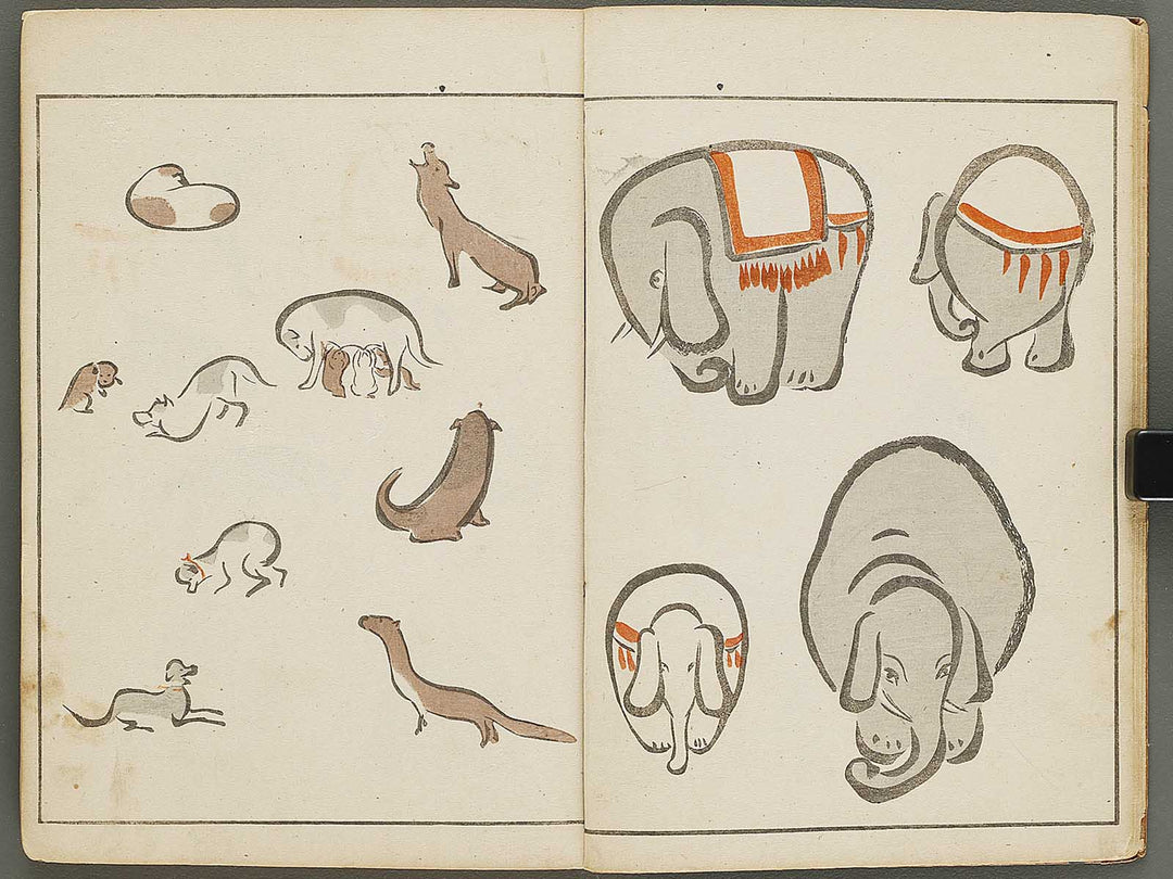 Choju ryakugashiki by Kuwagata Keisai / BJ325-808