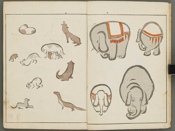 Choju ryakugashiki by Kuwagata Keisai / BJ325-808