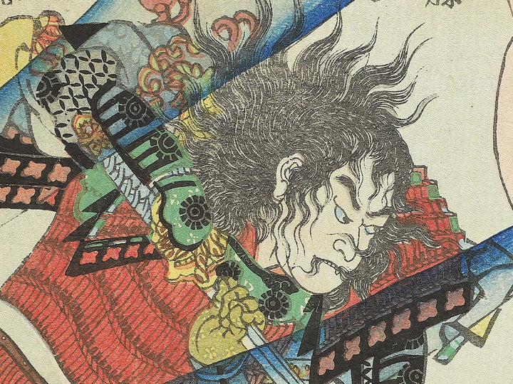 Saito Izunokami Toshizo from the series Heroes of the Great Peace by Ochiai Yoshiiku / BJ346-857