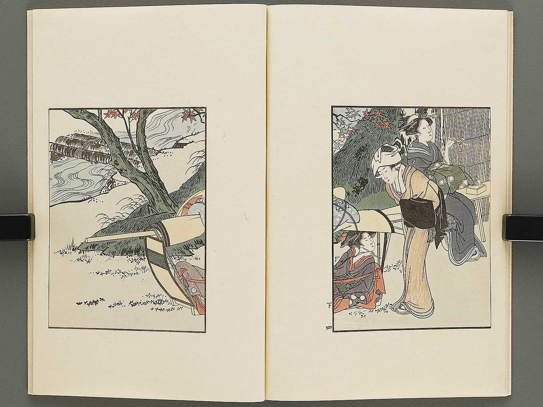 Shiki no hana (Ge) by Kitagawa Utamaro / BJ325-374