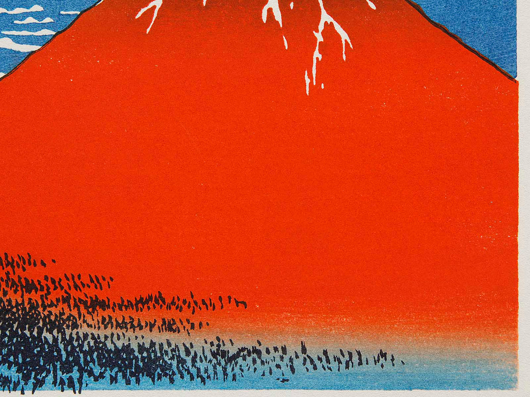 South Wind, Clear Sky from the series Thirty-six Views of Mount Fuji by Katsushika Hokusai, (Medium print size) / BJ288-456