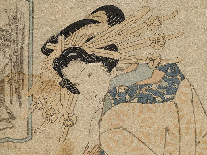 Beautiful women by Keisai Eisen / BJ336-035