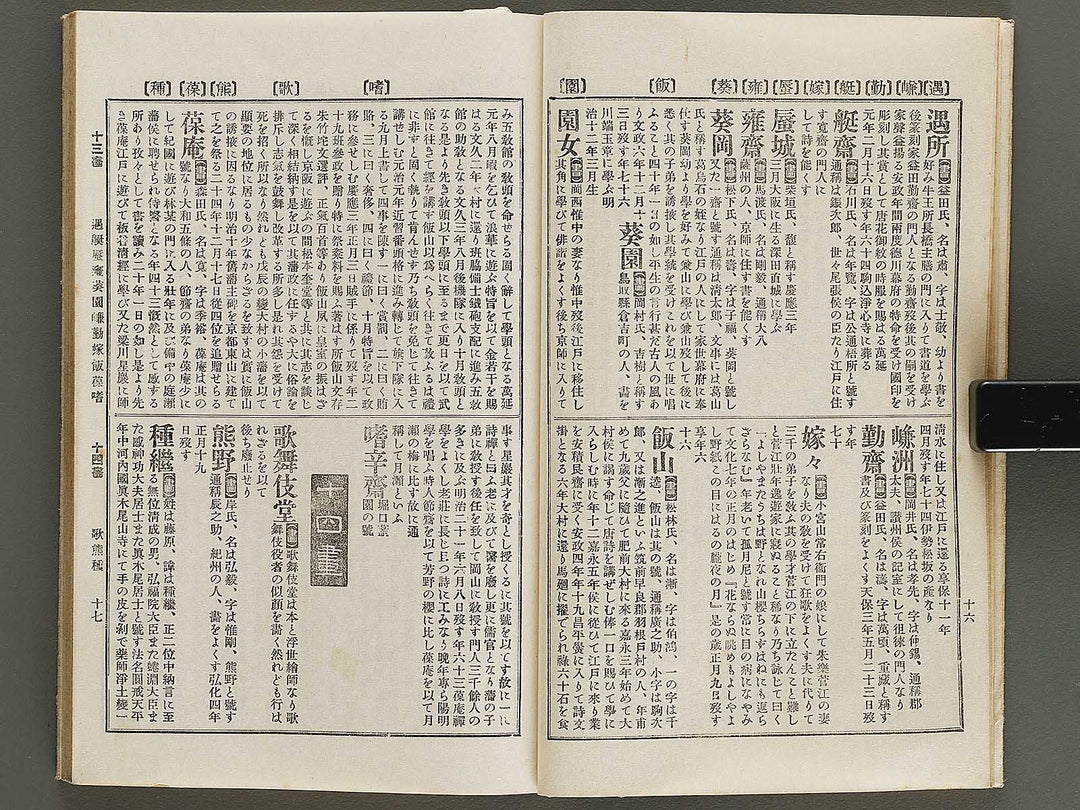 Nihon shoga jinmei jisho (zokuhen, ge) / BJ328-447