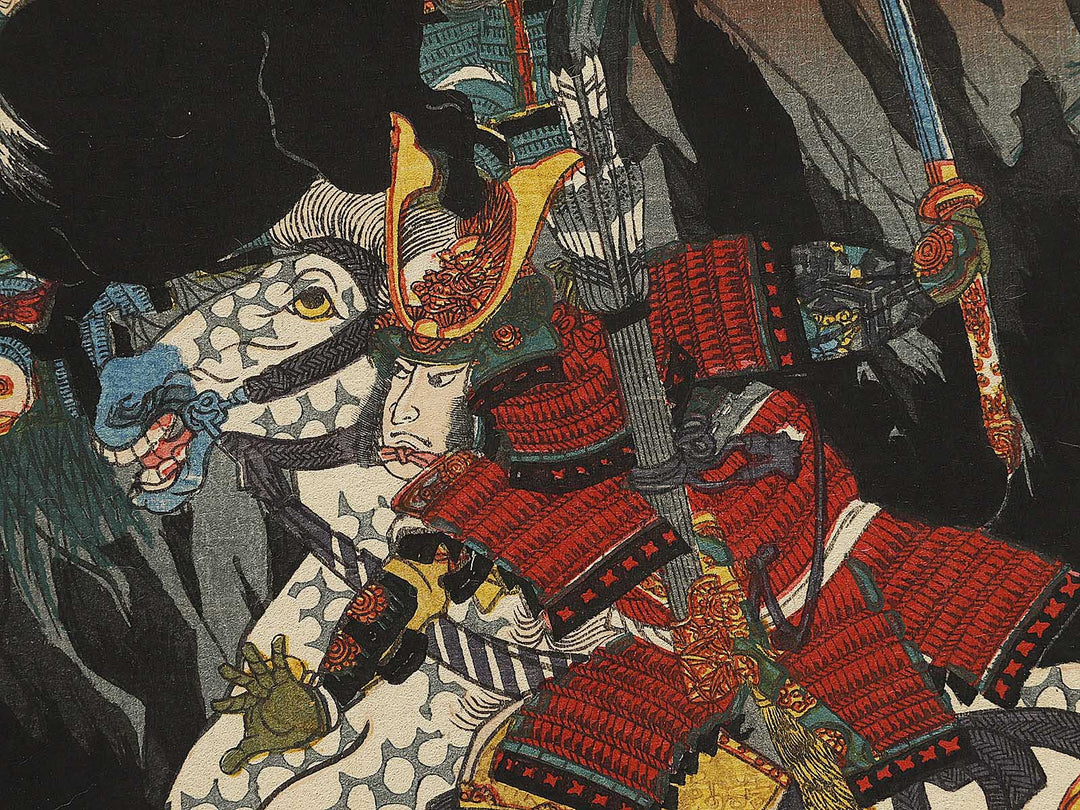 Minamoto no Yoshinaka (Kiso Yoshinaka) by Utagawa Yoshikazu / BJ337-316