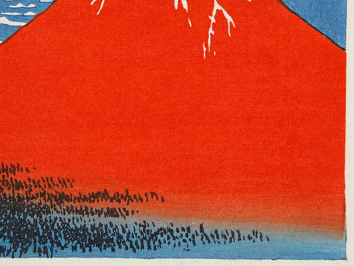 South Wind, Clear Sky from the series Thirty-six Views of Mount Fuji by Katsushika Hokusai, (Medium print size) / BJ288-470