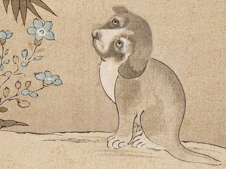 Kacho neko inu zu by Kanzan Seicho / BJ330-792