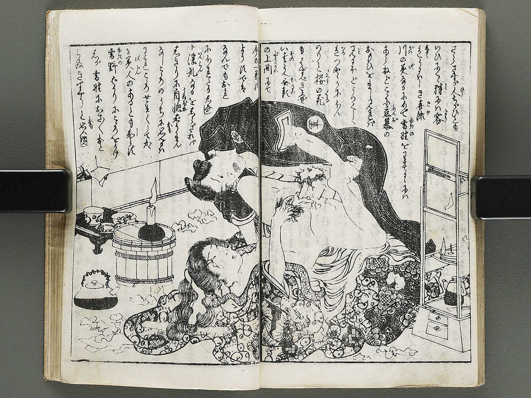 Chigusa no hana futatsu chocho by Utagawa-school / BJ316-183