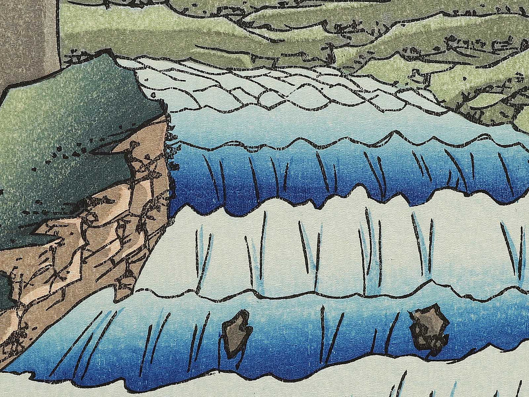Gokei from the series Famous Views of the Sixty-odd Provinces by Utagawa Hiroshige, (Large print size) / BJ334-404