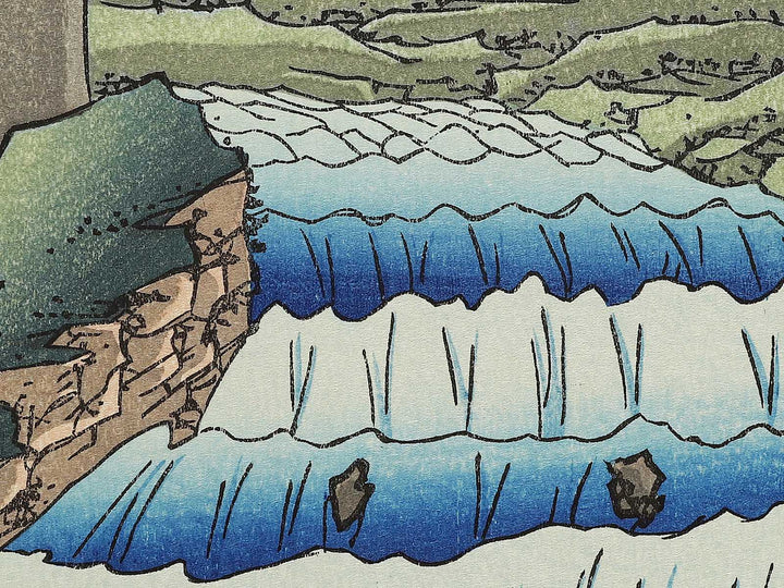 Gokei from the series Famous Views of the Sixty-odd Provinces by Utagawa Hiroshige, (Large print size) / BJ334-404