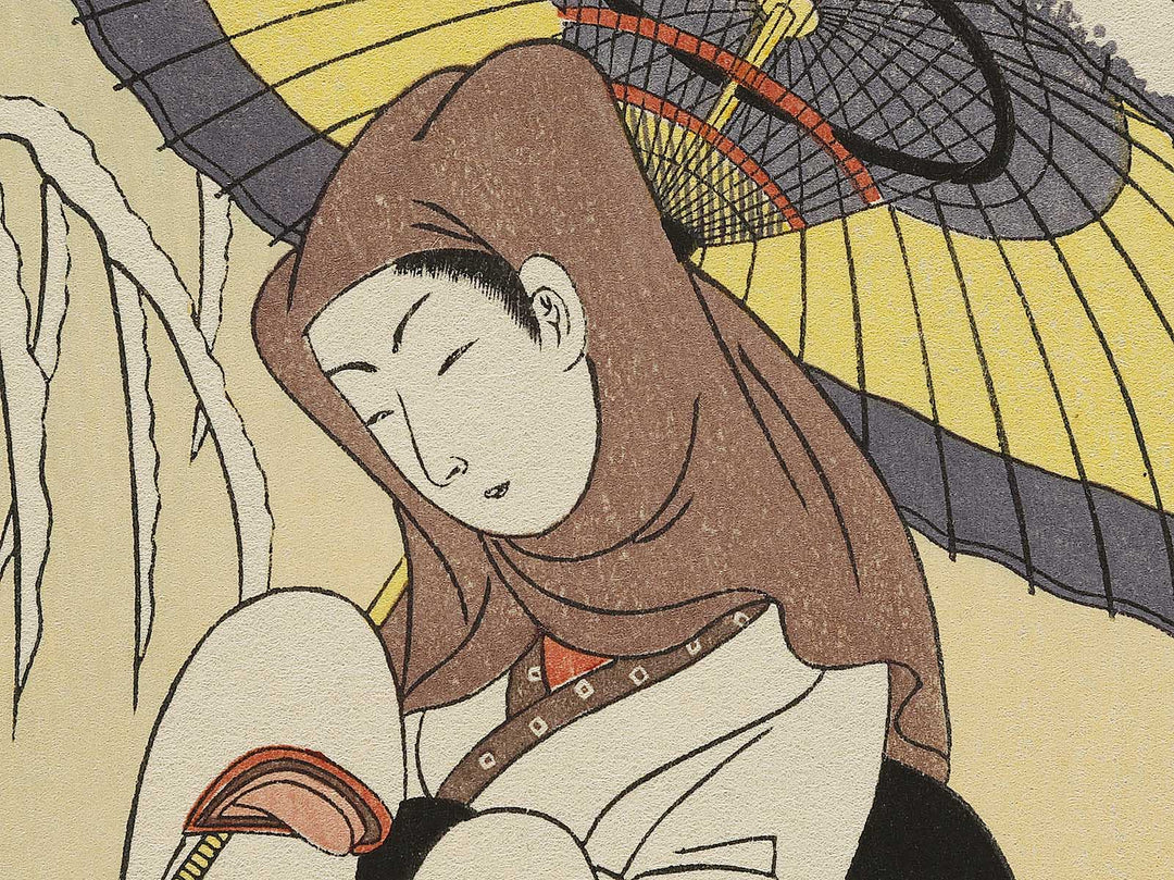 Heron Girl by Suzuki Harunobu, (Medium print size) / BJ325-521