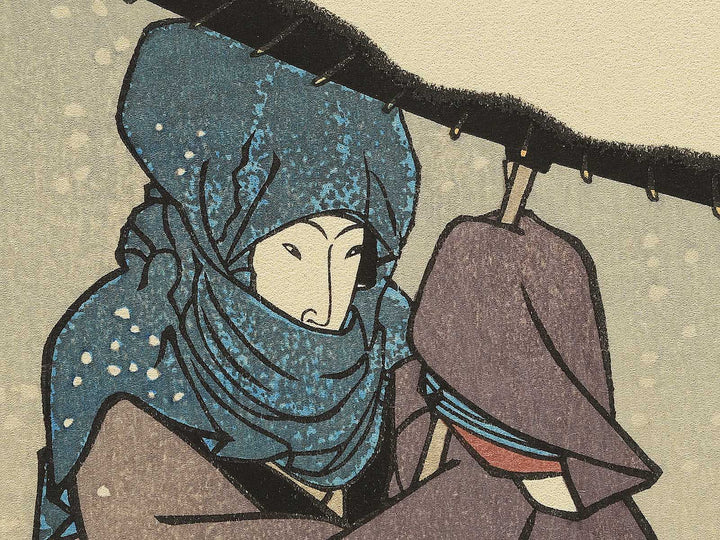 Asakusa no bosetsu from the series Meisho Edo hakkei by Utagawa Hiroshige, (Medium print size) / BJ330-624