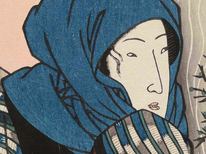 Fukuroiyado nijuhachi from the series Tokaido Beauties by Keisai Eisen, (Large print size) / BJ269-962