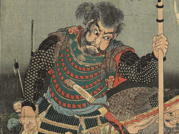 Iga jutaro Soma Kotaro Yoshikado from the series Eimei Sanjurokassen by Utagawa Kuniyoshi / BJ343-497