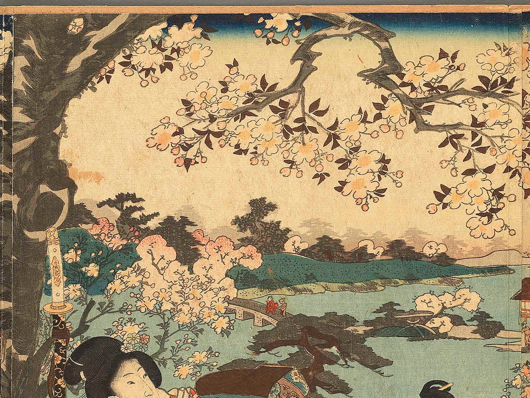 Setsugetsuka no uchi hana by Utagawa Kunisada(Toyokuni III) / BJ355-425