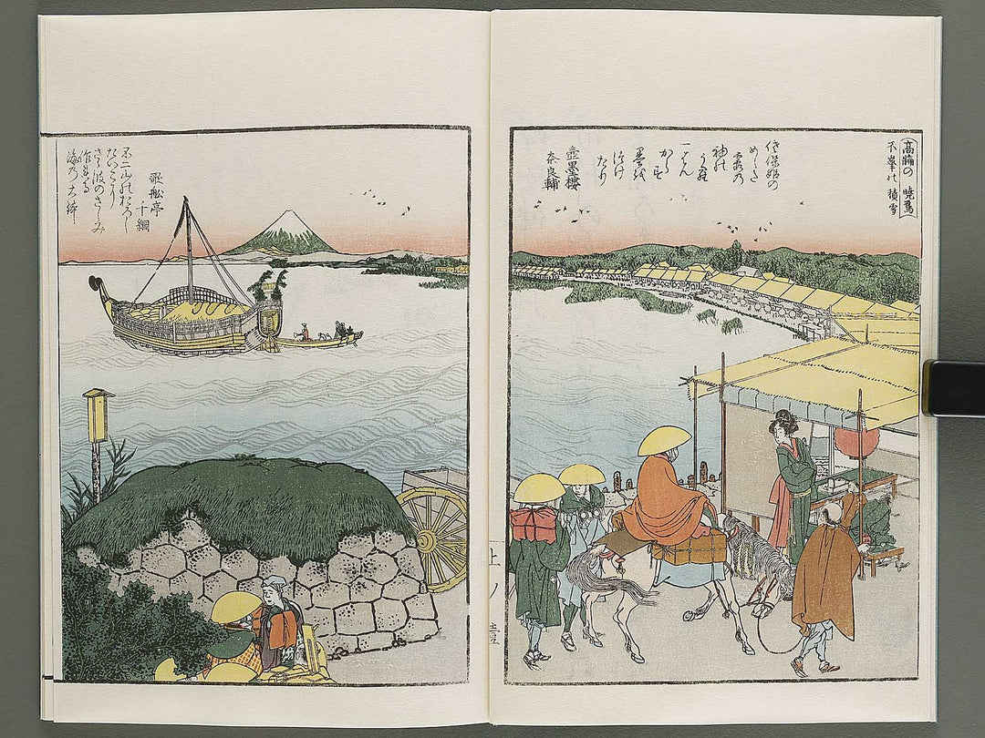 Ehon sumidagawa ryogan ichiran (Jo) by Katsushika Hokusai / BJ341-152