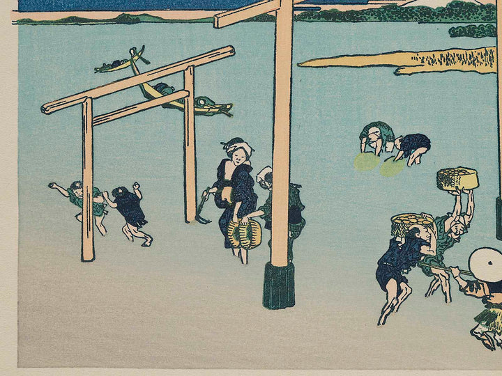 The Coast of Nobuto from the series Thirty-six Views of Mount Fuji by Katsushika Hokusai, (Medium print size) / BJ277-858