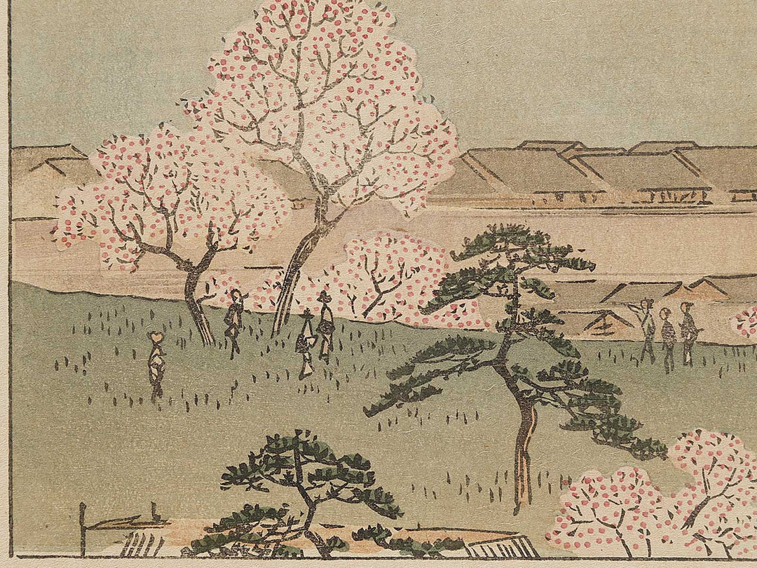 Gotenyama no hana zakari  from the series Ehon edo miyage by Utagawa Hiroshige, (Large print size) / BJ332-416