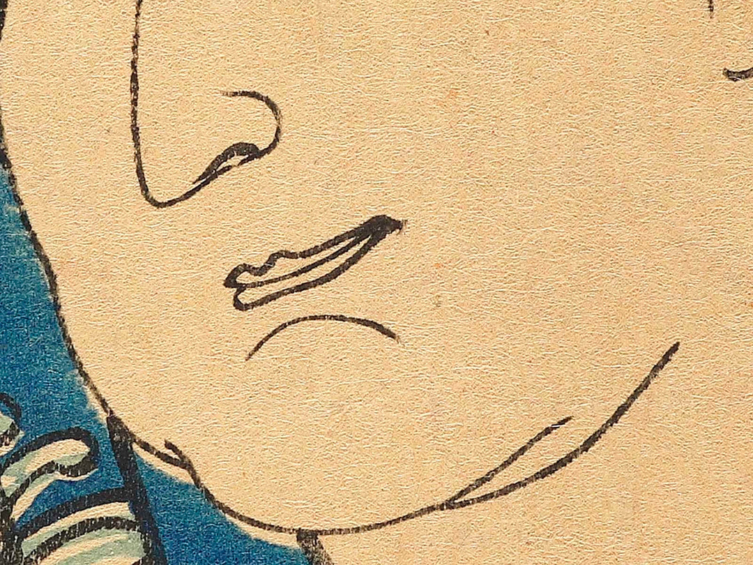 Umegatani Totaro from the series Parody of the Romance of the Three Kingdoms by Utagawa Kuniaki / BJ345-919