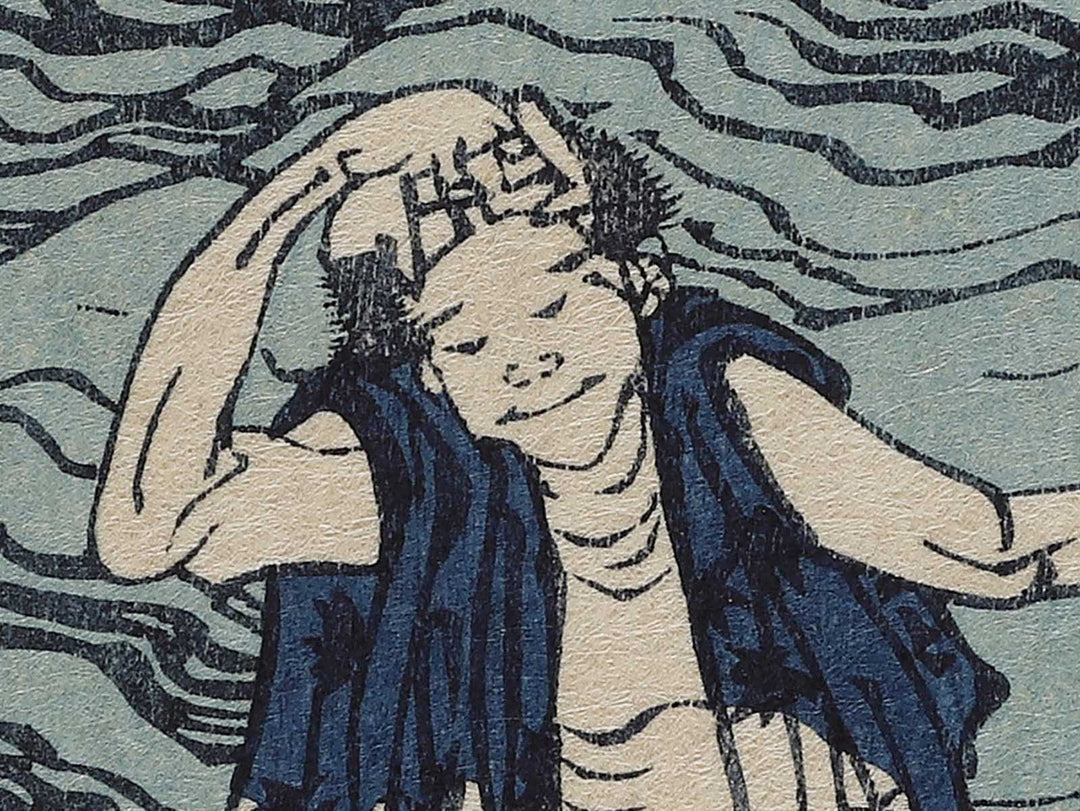 Toto aoigaoka no taki from the series Shokoku taki meguri by Katsushika Hokusai, (Large print size) / BJ336-644