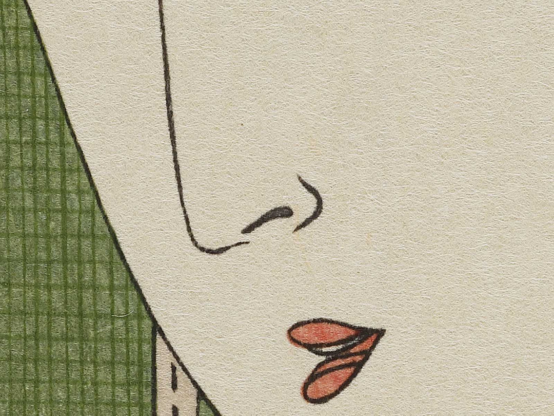 Kasumi ori musume hinagata by Kitagawa Utamaro, (Large print size) / BJ320-208