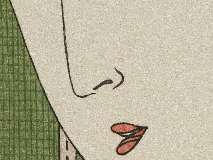 Kasumi ori musume hinagata by Kitagawa Utamaro, (Large print size) / BJ320-208