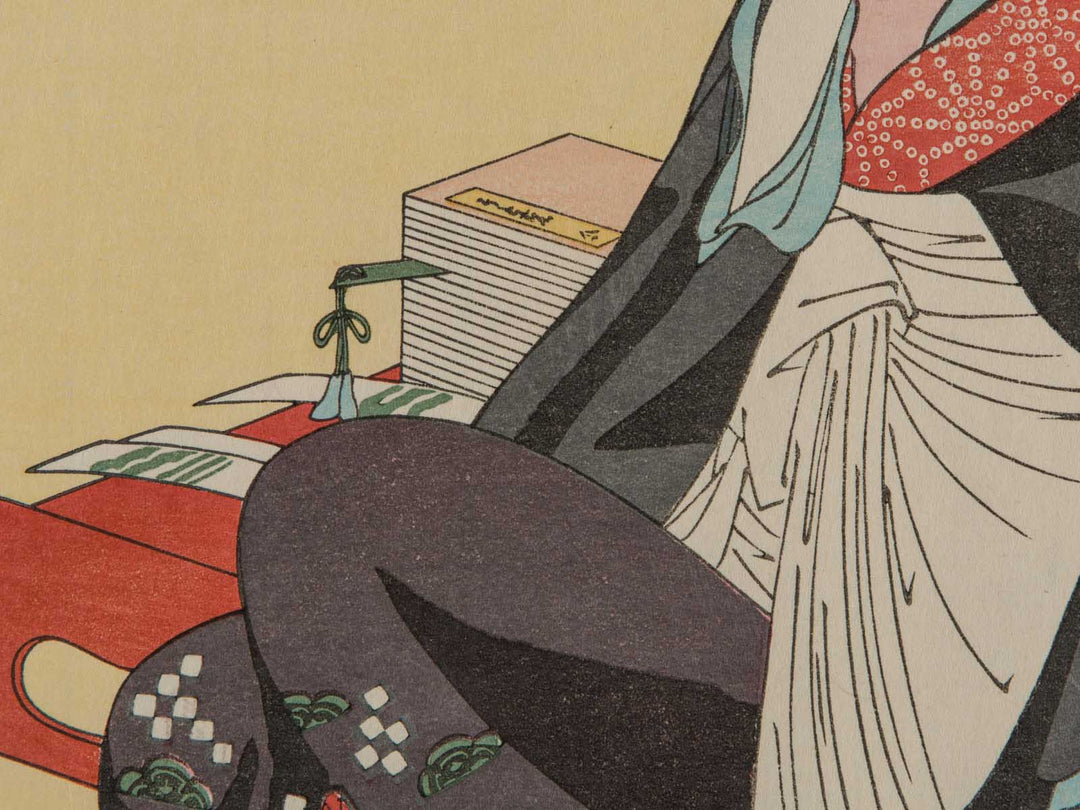 Echizenya Morokoshi from the series Seiro bijin rokkasen by Chobunsai Eishi, (Large print size) / BJ227-073