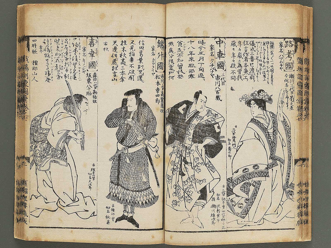 Shibai kinmo zui Volume 6-8 by Katsukawa Shunei / BJ345-457