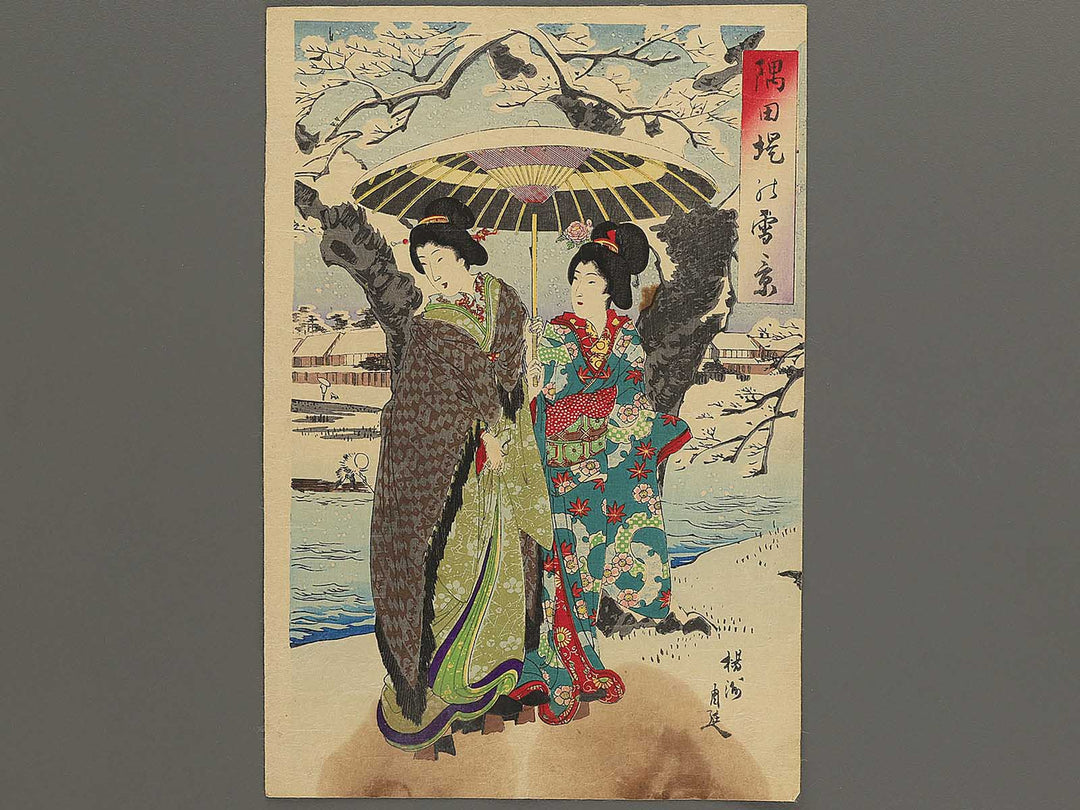 Sumidatsutsumi no sekkei by Yoshu Chikanobu / BJ347-053