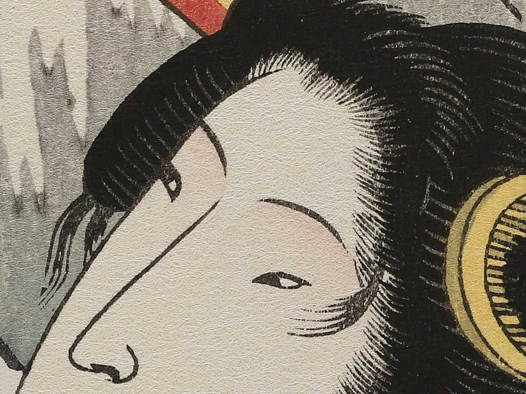 Hara no sawa jushi from the series Tokaido Beauties by Keisai Eisen, (Large print size) / BJ346-101