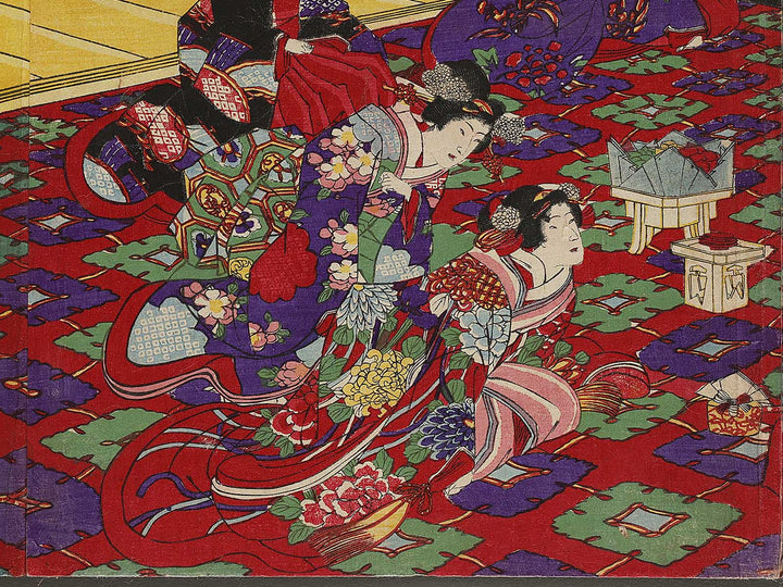 Kari kokyo oniwa haiken no zu by Yoshu Chikanobu / BJ320-922