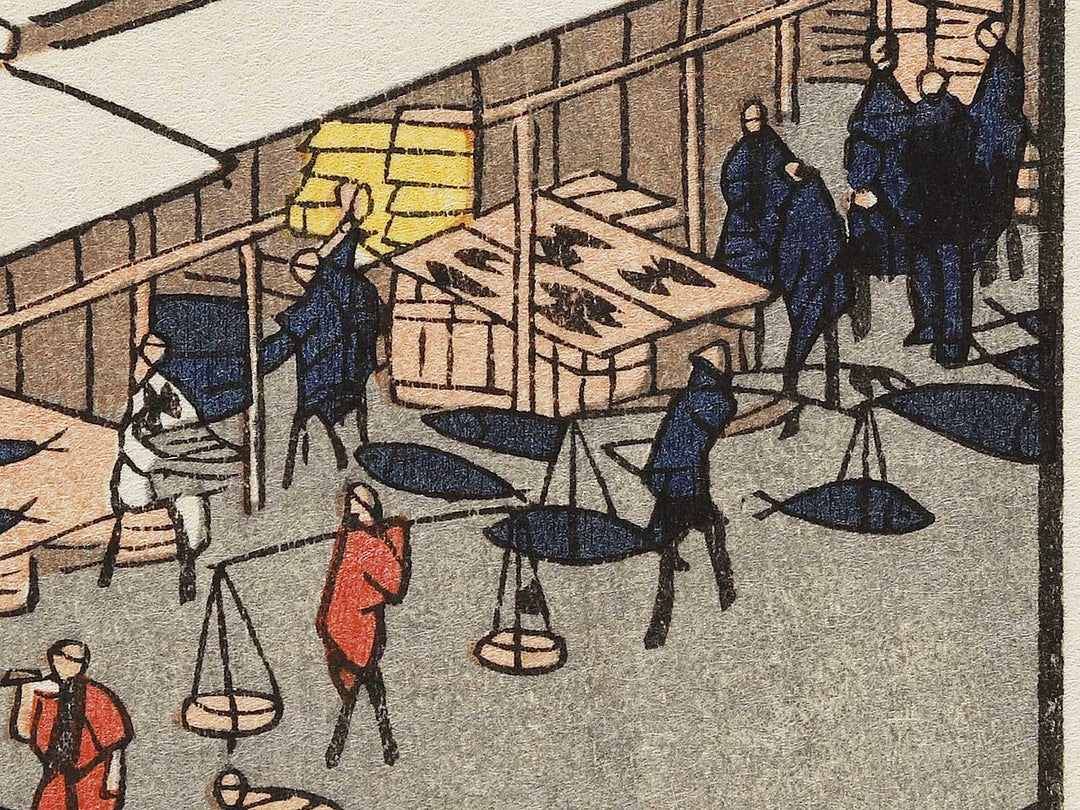 Clearing Weather after Snow at Nihonbashi from the series One Hundred Famous Views of Edo / BJ336-910