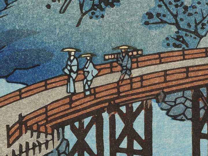 Iga Ueno from the series Famous Views of the Sixty-odd Provinces by Utagawa Hiroshige, (Large print size) / BJ334-390