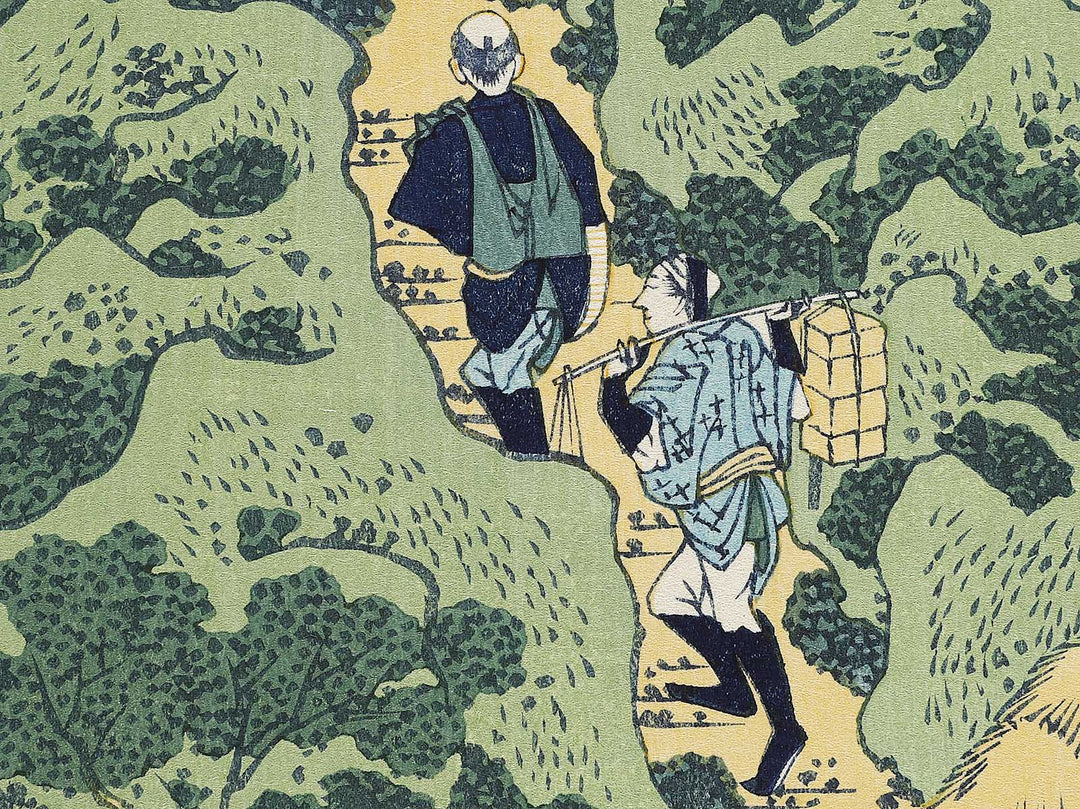 Tokaido sakanoshita kiyotaki kannon from the series Shokoku taki meguri by Katsushika Hokusai, (Large print size) / BJ320-544