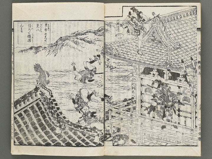 Nanso satomi hakkenden Volume 3 by Yanagawa Shigenobu / BJ316-274