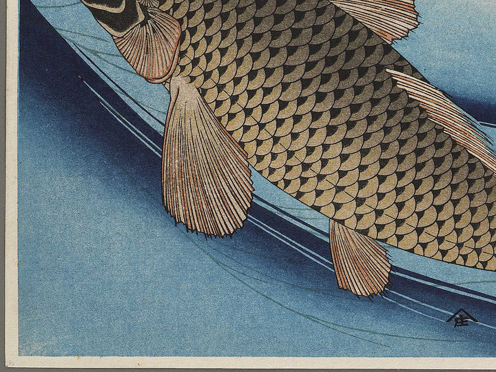 Japanese Carp from the series the series fish by Utagawa Hiroshige, (Large print size) / BJ323-407