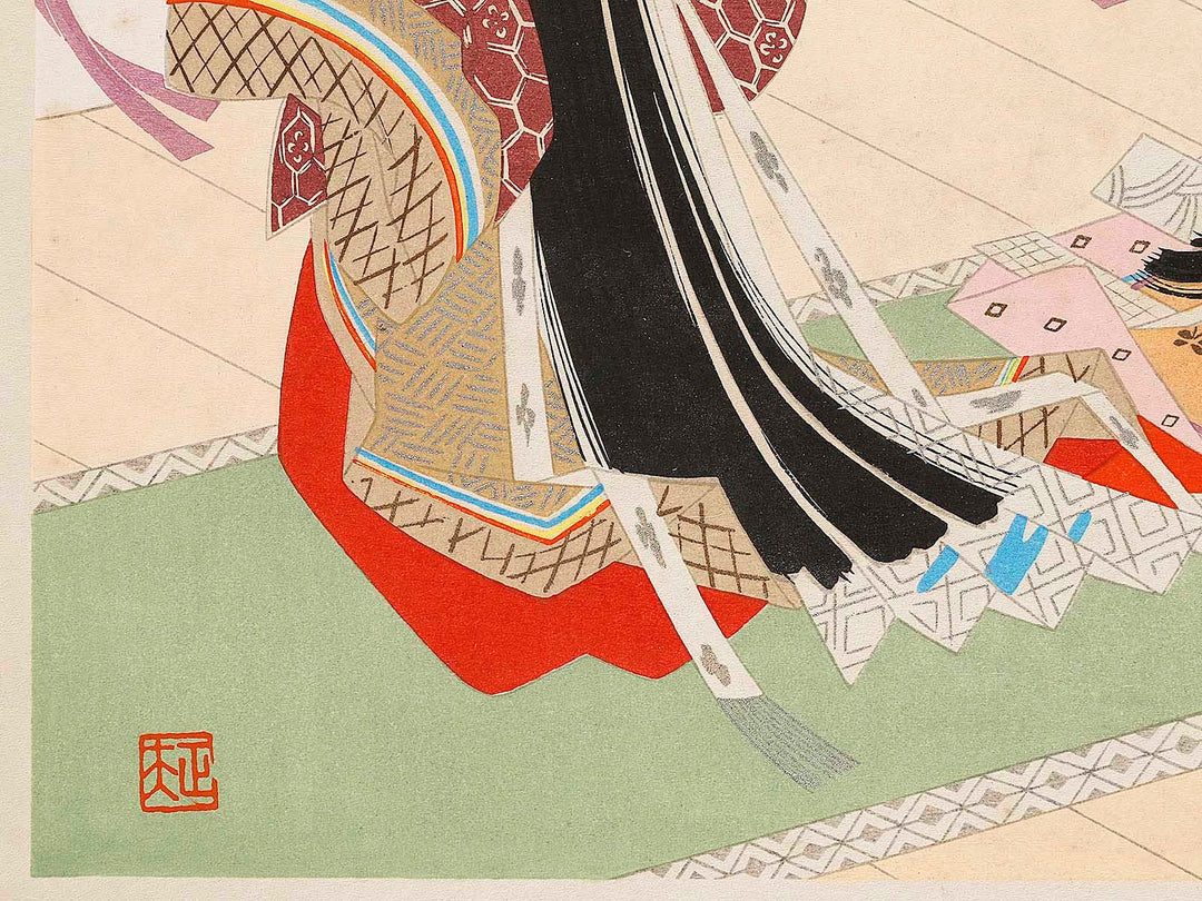 KIRITSUBO from the series The Tale of Genji by Ebina Masao, (Medium print size) / BJ329-007