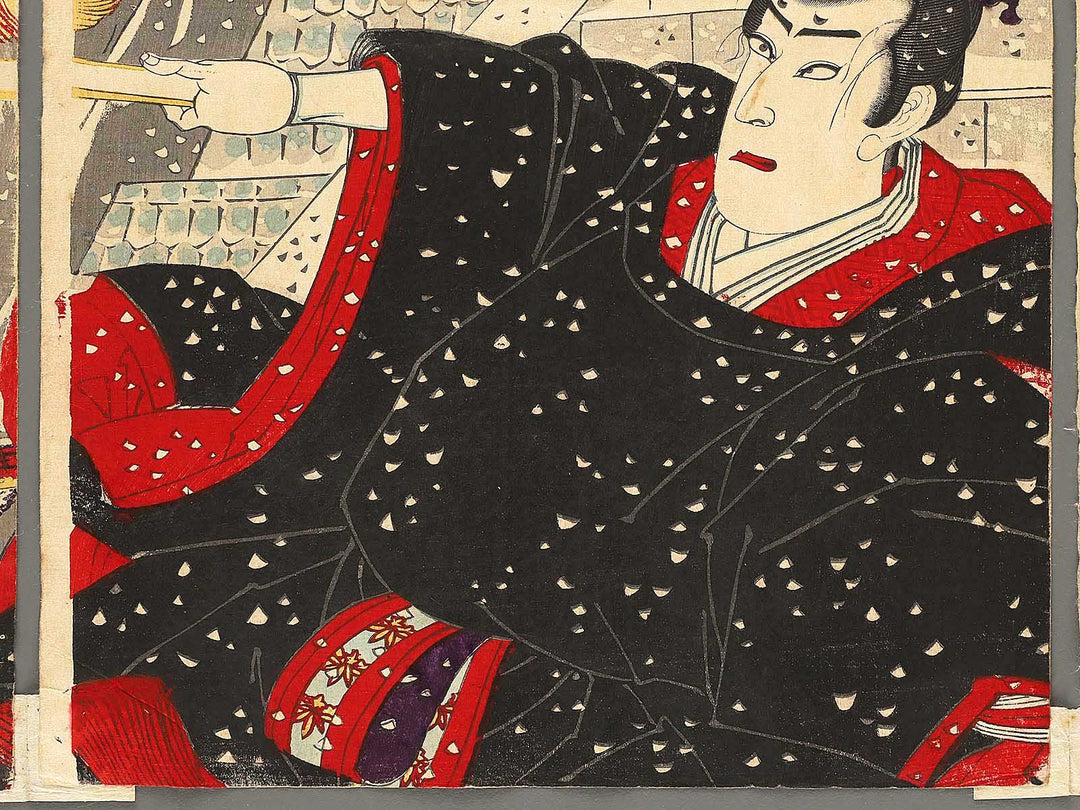 Kabuki shinkyogen hoshizukiyo by Utagawa Kunisada(Toyokuni III) / BJ303-779