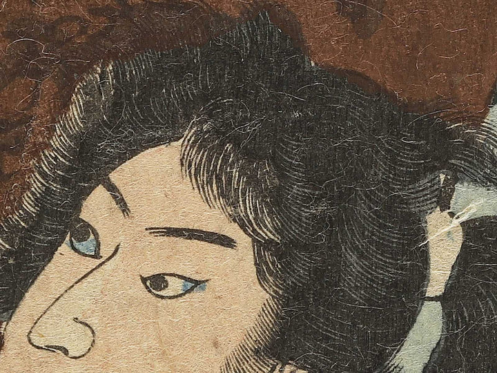 Sanryakuden from the series Hodo Yoshitsune koi no minamoto ichidai kagami by Utagawa Kuniyoshi / BJ349-363