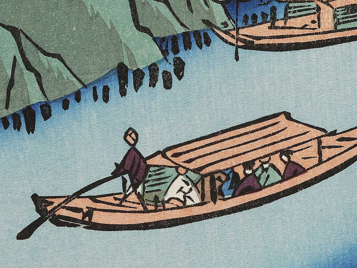 Yanagishima from the series One Hundred Famous Views of Edo by Utagawa Hiroshige, (Large print size) / BJ336-938